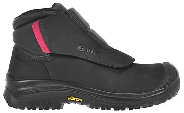 Sixton Peak Weld 2 Lasschoen 80523-00 Zwart/Rood