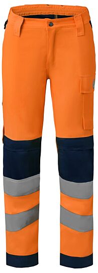HAVEP 80620 Damesbroek High Visibility+ Fluo Oranje/Marine