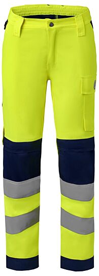 HAVEP 80620 Damesbroek High Visibility+ Fluo Geel/Marine