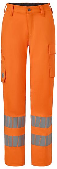 HAVEP 80627 Werkbroek Dames Stretch RWS+ Fluo Oranje/Charcoal