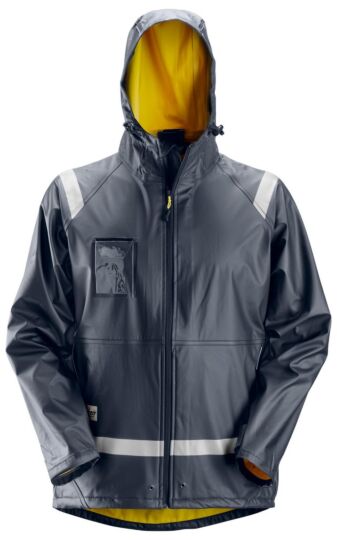 Snickers 8200 Regenjack PU Marineblauw
