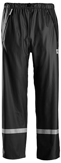 Snickers 8201 Regenbroek PU Zwart