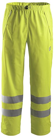 Snickers 8243 Regenbroek PU High Visibility Klasse 2 High-Vis Geel