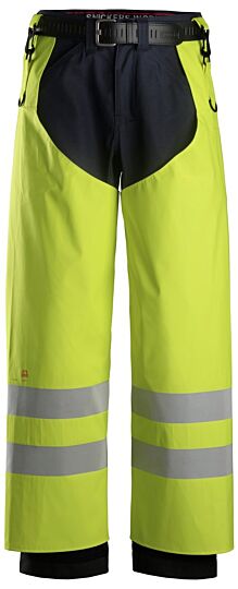 Snickers 8269 ProtecWork Regenbroek PU High-Vis Klasse 2 High-Vis Geel