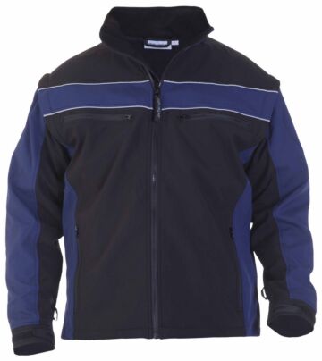 Hydrowear Rome Softshell jack Marineblauw/Zwart