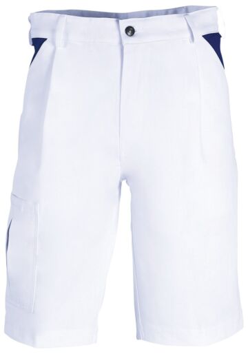 HAVEP 8383 Bermuda contrast Basic Wit/Korenblauw/Marine