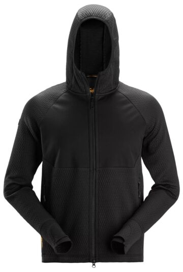 Snickers 8405 Tussenlaag Hoodie met Rits Zwart