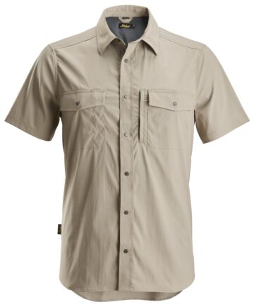 Snickers 8520 Shirt met Korte Mouwen Khaki
