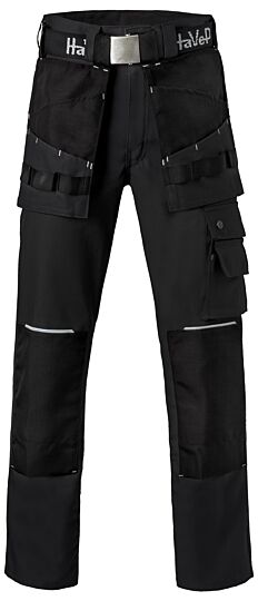 HAVEP 8730 Werkbroek Worker Pro Zwart/Zilvergrijs