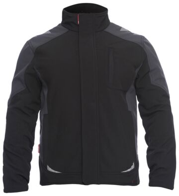 F. Engel 8810-229 Softshelljack Zwart/Antraciet