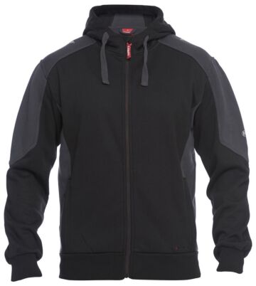 F. Engel 8820-233 Hoody Sweater Zwart/Antraciet