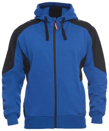 F. Engel 8820-233 Hoody Sweater Blauw/Zwart
