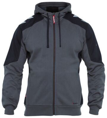 F. Engel 8820-233 Hoody Sweater Antraciet/Zwart