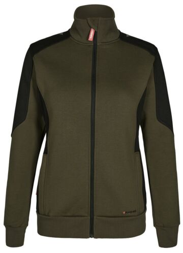 F. Engel 8825 Galaxy Sweat Cardigan Ladies Forest Green/Black