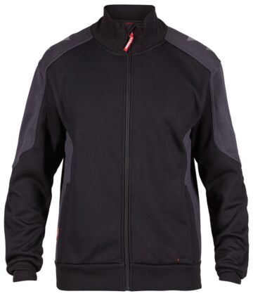F. Engel 8830-233 Sweat Cardigan Zwart/Antraciet