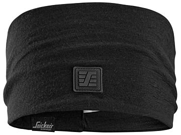 Snickers 9019 Merino Wol Hoofdband Zwart