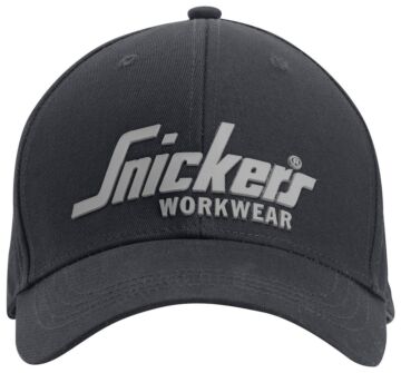 Snickers 9041 Logo Cap Zwart