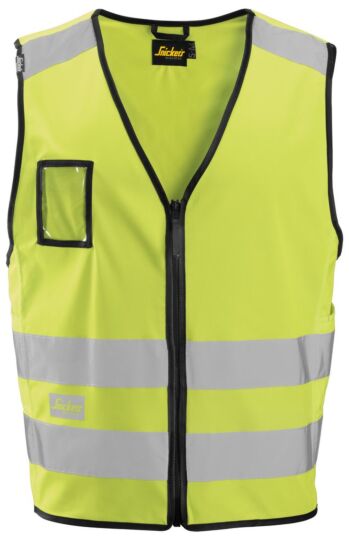 Snickers 9153 Vest High Visibility Klasse 2 High-Vis Geel