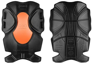 Snickers 9191 XTR D3O® Kniebeschermers Zwart/Oranje