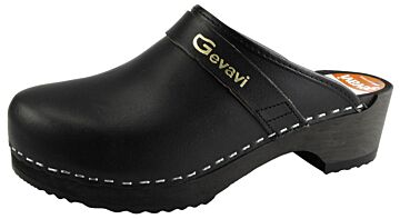 Gevavi 9200 open schoenklomp hout zwart