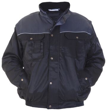 Hydrowear Leipzig Pilotjack Zwart/Grijs