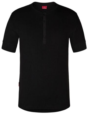 F. Engel 9256 Grandad SS T-Shirt Black