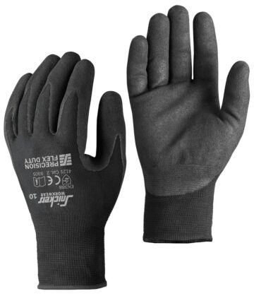 Snickers 9305 Precision Flex Duty Gloves Zwart