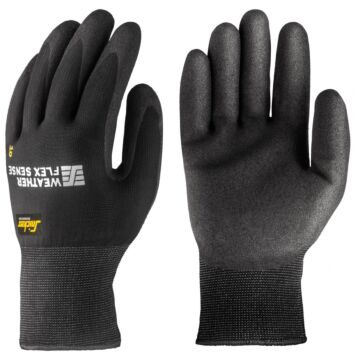Snickers 9319 Weather Flex Sense Gloves Zwart