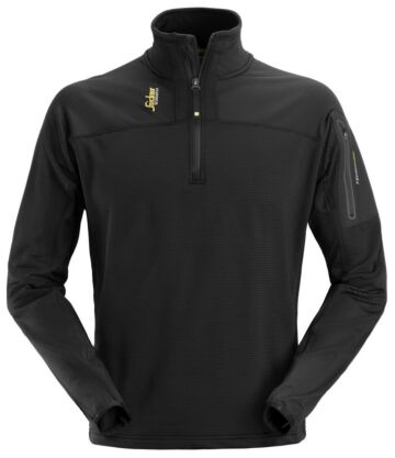 Snickers 9435 Body Mapping ½ Zip Micro Fleece Zwart