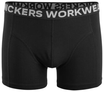 Snickers 9436 Stretch Boxershorts 2-pack Zwart