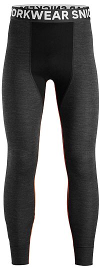 Snickers 9481 Merino Basislaag Stay Warm Onderbroek Antraciet/Zwart
