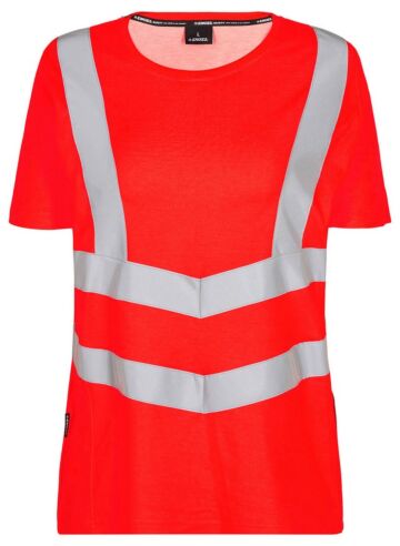 F. Engel 9542 Safety Ladies T-Shirt SS Red