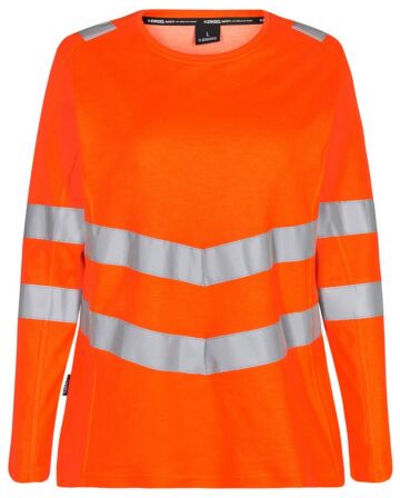 F. Engel 9543 Safety Ladies T-Shirt LS Orange