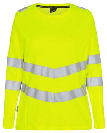 F. Engel 9543 Safety Ladies T-Shirt LS Yellow