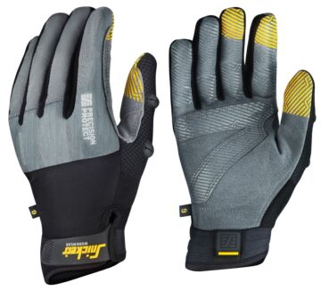 Snickers 9574 Precision Protect Gloves Steengrijs/Zwart