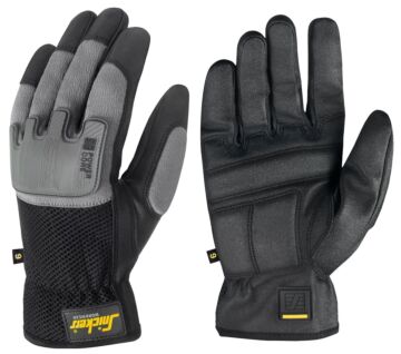 Snickers 9585 Power Core Gloves Zwart/Steengrijs