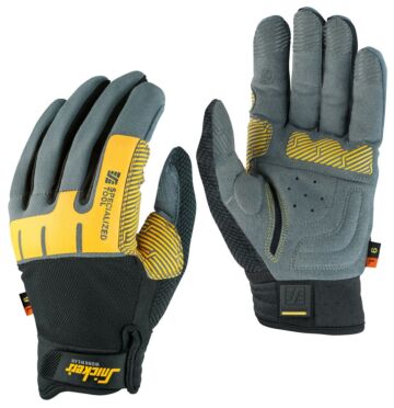 Snickers 9597 Specialized Tool Glove Links Steengrijs/Zwart