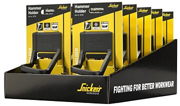 Snickers 9736 Hammer Holder - Display Box 10 pcs Zwart