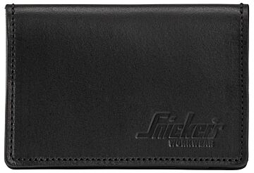 Snickers 9754 Leren ID-kaarthouder Zwart