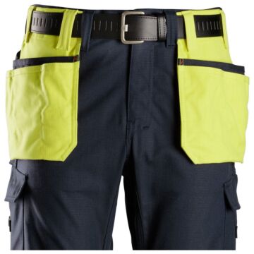 Snickers 9797 ProtecWork Holsterzakken High-Vis Geel/Marineblauw