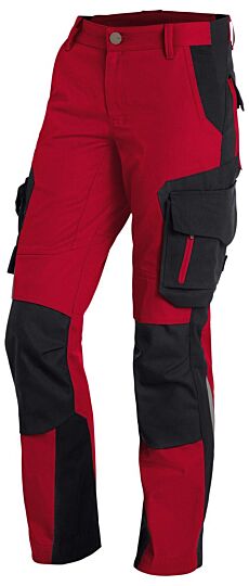 FHB Alma Werkbroek dames Rood-Zwart