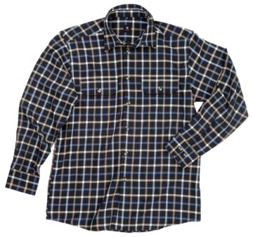 FHB Alois Werkhemd Marineblauw-Korenblauw