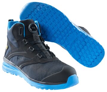 Mascot F0253-909 Veiligheidsschoenen hoog  Zwart/Korenblauw