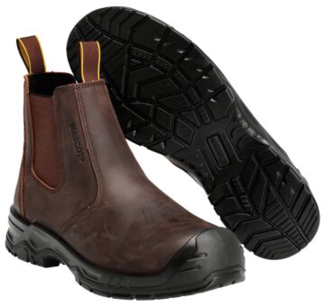 Mascot F1000-715 Veiligheidsschoenen hoog  Donkerbruin/Zwart