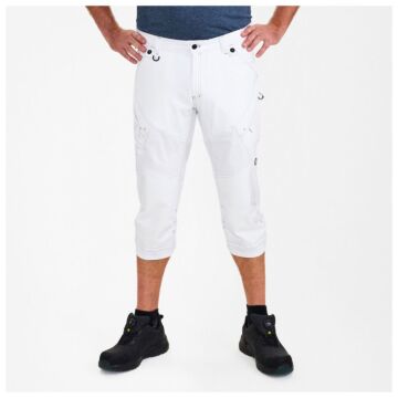 Engel 6369-317 X-treme 3/4 werkbroek met 4-weg stretch Wit