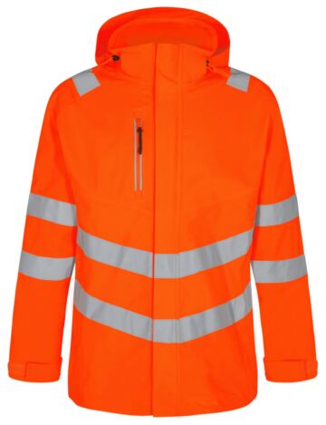 F. Engel 1145-930 Safety Parka Shell Jacket Orange