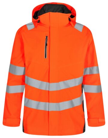 F. Engel 1145-930 Safety Parka Shell Jacket Orange/Anthracite