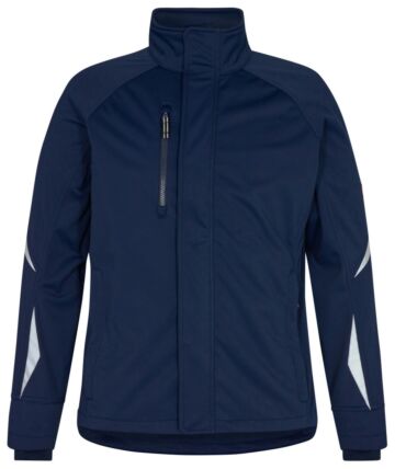 F. Engel 1454-328 PROplus + Softshell Jacket Blue Ink