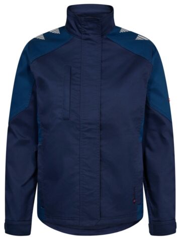 F. Engel 1816-255 Galaxy Stretch Work Jacket Ladies Blue Ink/Dark Petrol -