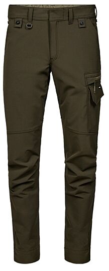 Engel 2336-234 Entire monteursbroek met 4-way stretch Bosgroen/Zwart